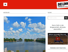 Tablet Screenshot of linksfraktion-hamburg.de