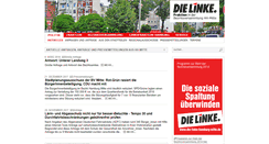 Desktop Screenshot of hamburg-mitte.linksfraktion-hamburg.de